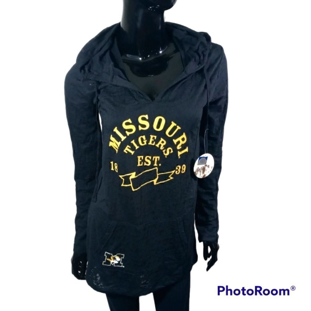 Zen By J. America Missouri Tigers Black Hoodie WT2